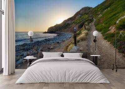 Pelican Cove at Sunset Wall mural