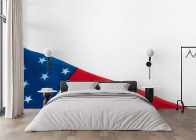 American flag background for Memorial Day Wall mural