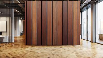 Seamless wood plank pattern background texture. Wall mural