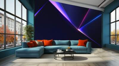 Abstract Elegant diagonal striped purple background and black abstract , dark and colorful , diamond Wall mural