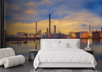 petrochemical plant Wall mural