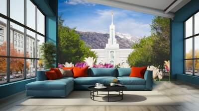 Mount Timpanogos Temple of The Church of Jesus Christ of Latter-Day Saints Wall mural