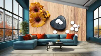 Herztabletten Wall mural