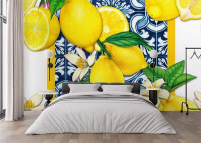 lemon Wall mural