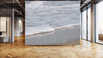 waves on beach Wall mural