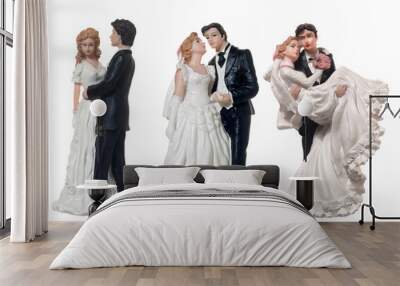 small figurines for wedding cake Wall mural