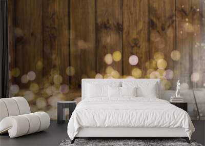 christmas light background, colorful light version available Wall mural