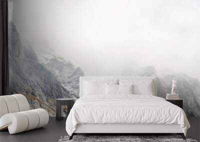 Mountain, Jungfrau region, Switzerland Wall mural