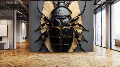 potrait of beetle Wall mural