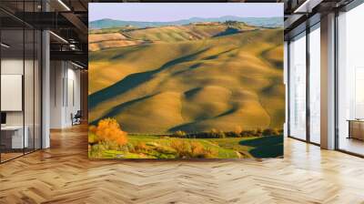 Crete Senesi, panorami della provincia di Siena. Toscana Wall mural