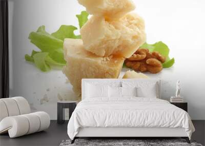 Pieces of parmesan Wall mural