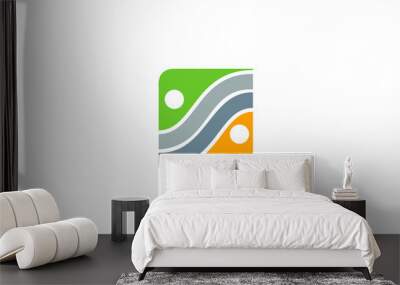 line human health care logo Wall mural