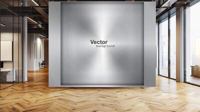 Vector metal frame Wall mural