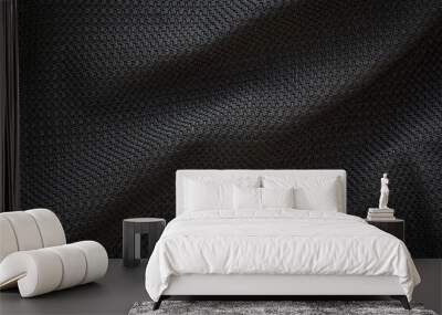 Detail of sportswear, texture of modern breathable fabric Wall mural