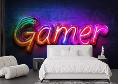 Background text ''gamer