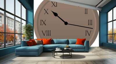 Rustic Clock Wall mural