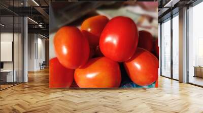 sweet and sour flavoured vegetable tomatoes. Wall mural