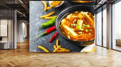 Hot and Sour Soup Wall mural