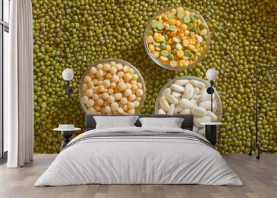 cereals, legumes, healthy food for vegetarians Wall mural