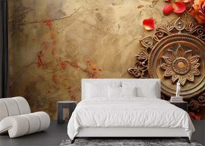 hindu signs background Wall mural