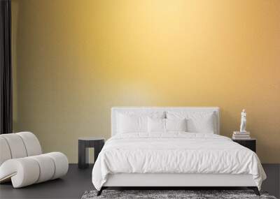 Gold gradient blurred background with soft glowing backdrop, background texture for design Wall mural