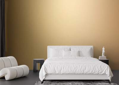 Gold gradient blurred background with soft glowing backdrop, background texture for design Wall mural