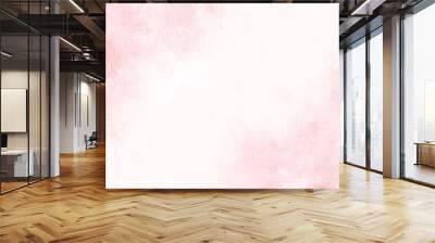 pink watercolor background abstract texture with color splash design Wall mural