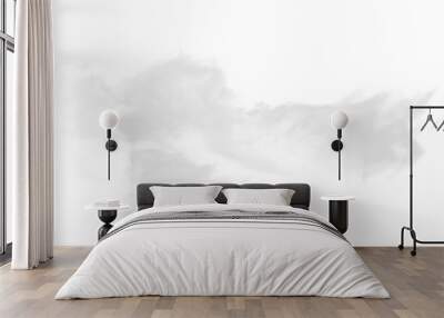 Isolated White Cloud Wall mural