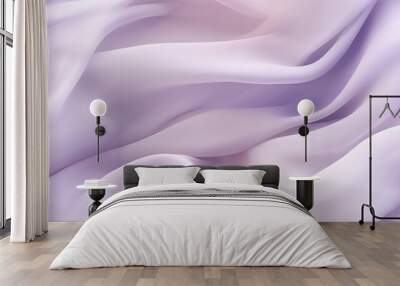  a close up of a white cloth with a blurry design in the middle of the fabric is very soft and blurry. Wall mural