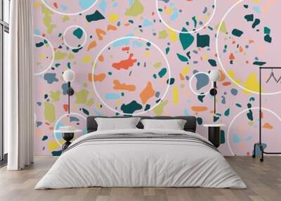 Abstract Pattern for Home Decor Textile Stationary  Wall mural