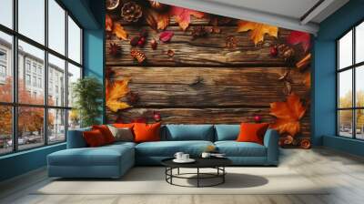 autumn still life Wall mural