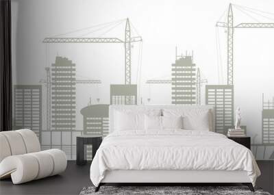 construction Wall mural