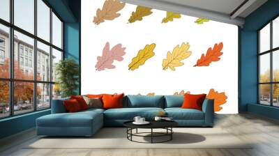 oak_leaves Wall mural