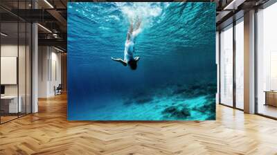 Dancing underwater Wall mural