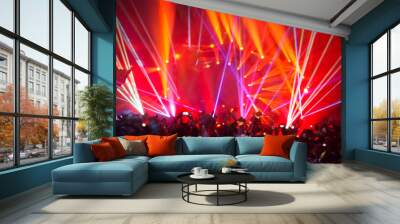 Rock concert background Wall mural