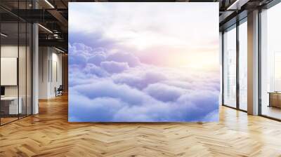 Sunny sky background Wall mural