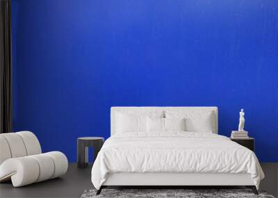 Texture of simple dirty blue plastic wall Wall mural