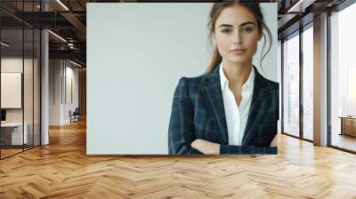 The Confident Business Woman Wall mural