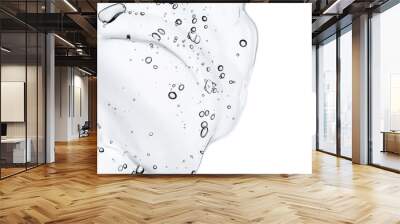 Transparent hyaluronic acid gel texture isolated on a white background. Wall mural