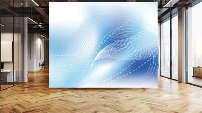 Abstract blue background Wall mural