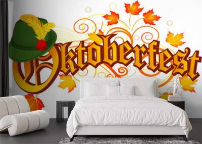 oktoberfest celebration design Wall mural