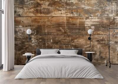 Vintage texture of old wood  Wall mural