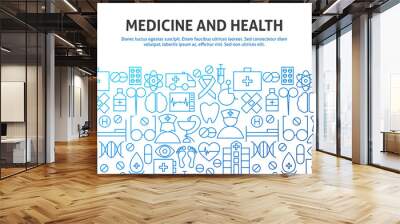 Medicine Health Concept Wall mural