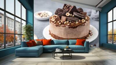 chocolate ice cream cake Wall mural