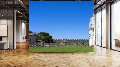 Pisa, Piazza dei Miracoli. Color image Wall mural