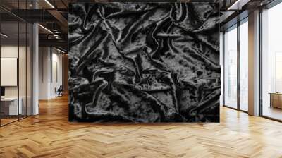 Black velvet background Wall mural