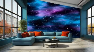 Nebula with Stars Wall mural