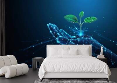 World Environment Day, Modern 3D graphic concept. Wall mural