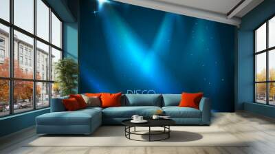 Disco background Wall mural