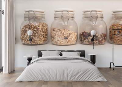 Healthy food seeds in a jar Wall mural